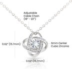 Birthday / Appreciation Gift For Mom, Gold and Silver Necklace, With Jewelry Box, Christmas Gift, Mom Gifts And Jewelry for Women,14k white gold necklace and 18k yellow gold over stainless steel, Cubic Zirconia