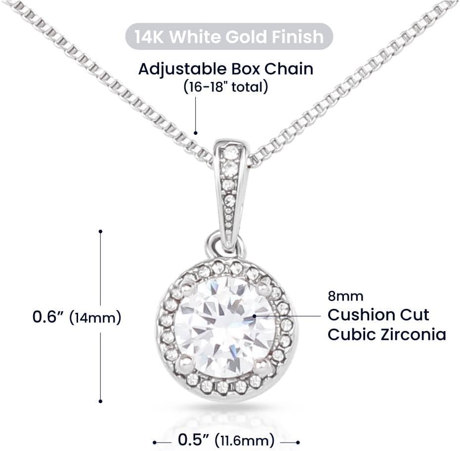Mom Birthday / Appreciation Gifts From Son, Gold and Sterling Silver Necklaces, With Jewelry Box, Birthday Gift, Christmas Gift For Mom, Jewelry for Women, 14k white gold and 18k yellow gold over stainless steel