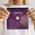 Birthday / Appreciation Gift For Mom, Gold and Silver Necklace, With Jewelry Box, Christmas Gift, Mom Gifts And Jewelry for Women,14k white gold necklace and 18k yellow gold over stainless steel, Cubic Zirconia