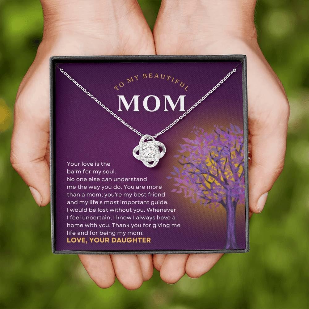 Birthday / Appreciation Gift For Mom, Gold and Silver Necklace, With Jewelry Box, Christmas Gift, Mom Gifts And Jewelry for Women,14k white gold necklace and 18k yellow gold over stainless steel, Cubic Zirconia