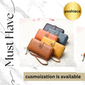 Women's Wallet with PU Leather Wristlet card holder purse RFID Blocking Zip Around Clutch
