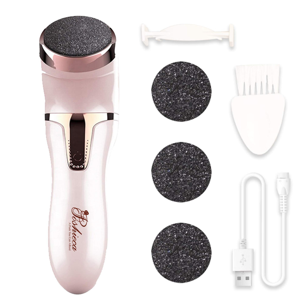 Electric Foot Callus Remover Pedicure Kit, Foot File, Dual Speed Settings, Cordless, Rechargeable, Professional SPA Results. Ideal Gift ...