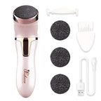 Electric Foot Callus Remover Pedicure Kit, Foot File, Dual Speed Settings, Cordless, Rechargeable, Professional SPA Results. Ideal Gift ...