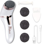 Electric Foot Callus Remover Pedicure Kit, Foot File, Dual Speed Settings, Cordless, Rechargeable, Professional SPA Results. Ideal Gift ...