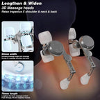 Neck Massager for Pain Relief Deep Tissue, Heating Pad for Neck and Shoulders and Back, Christmas Gifts, Birthday Gifts for Women and Men, Gifts for Mom and Dad, Gifts for Men and Women