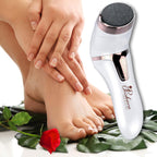 Electric Foot Callus Remover Pedicure Kit, Foot File, Dual Speed Settings, Cordless, Rechargeable, Professional SPA Results. Ideal Gift ...