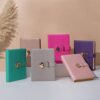 personalized diary in different colours