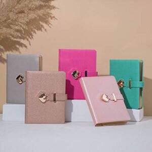 Heart Shape Lock Diary