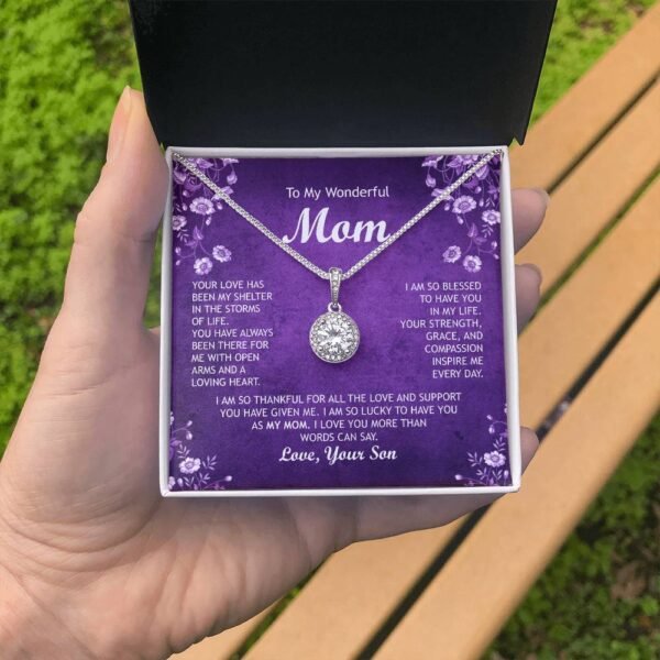 Eternal Love Necklace: Mother's Day Gifts For Mom From Son - Image 6