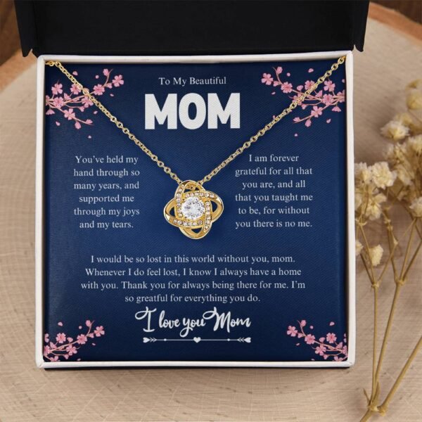 Infinity Love Knot Necklace: Mother's Day Gift For Mom - Image 8