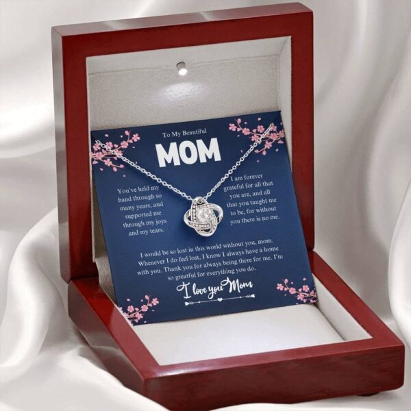 Infinity Love Knot Necklace: Mother's Day Gift For Mom