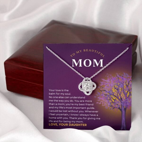 Infinity Love Knot Necklace: Mother's Day Gift For Mom - Image 8