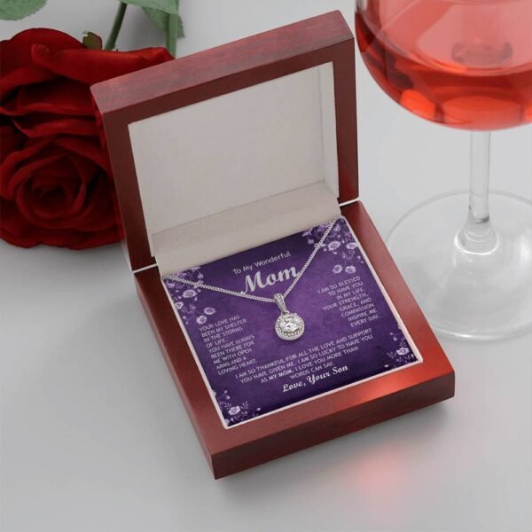 Eternal Love Necklace: Mother's Day Gifts For Mom From Son - Image 8