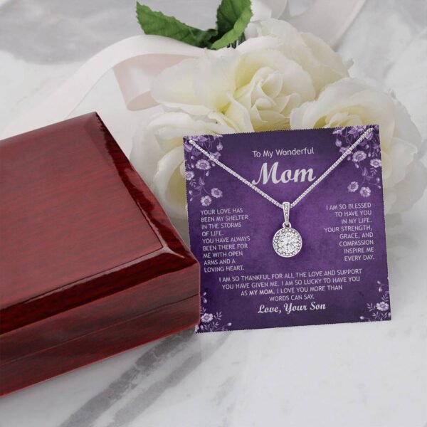 Eternal Love Necklace: Mother's Day Gifts For Mom From Son - Image 7