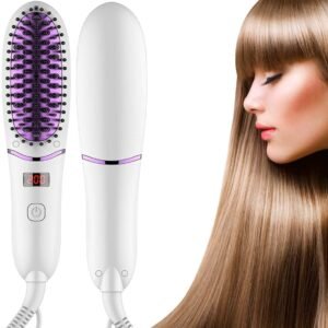 Hair Straightener Brush (Mini Size)
