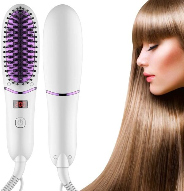Hair Straightener Brush (Mini Size)