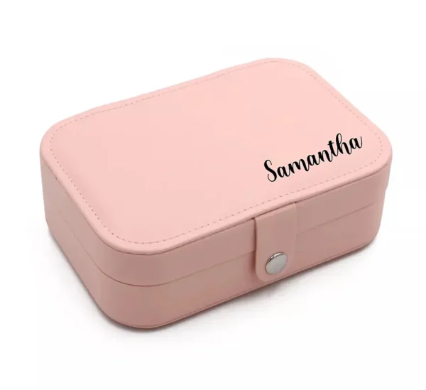 Personalized Jewelry Box (Pink)