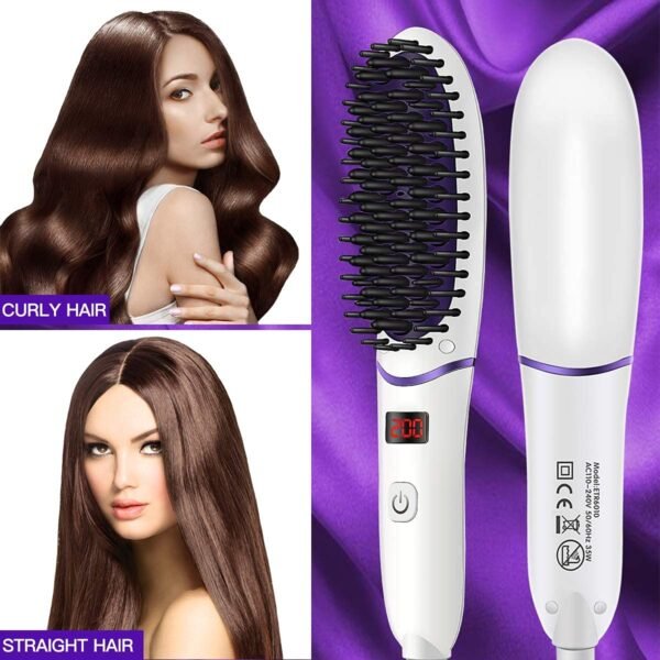 Hair Straightener Brush (Mini Size) - Image 2