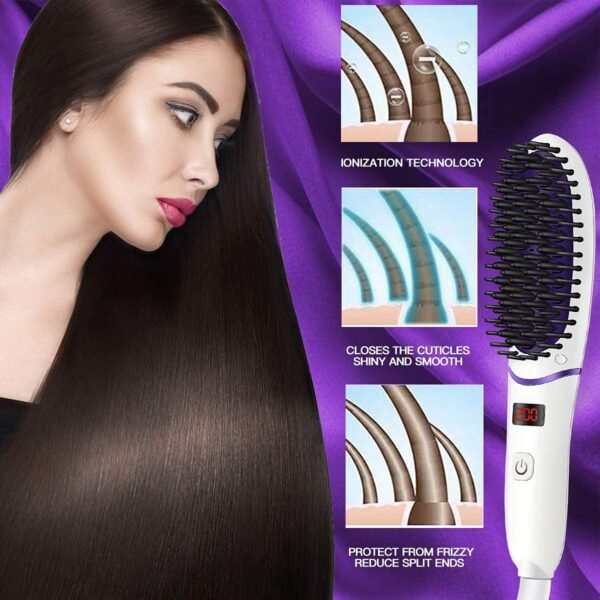 Hair Straightener Brush (Mini Size) - Image 6